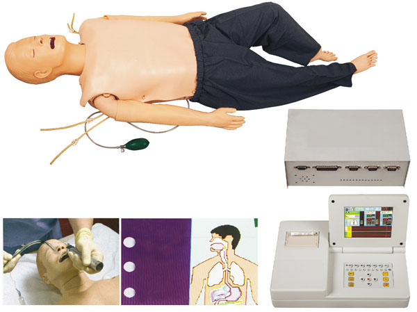 高级多功能急救训练模拟人（心肺复苏CPR与气管插管综合功能）