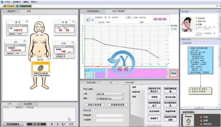 高智能数字化妇产科技能训练系统(3G无线版)