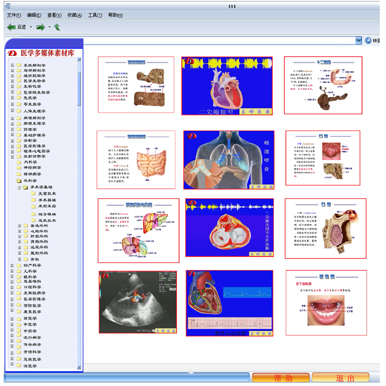 医学多媒体素材库及教学平台
