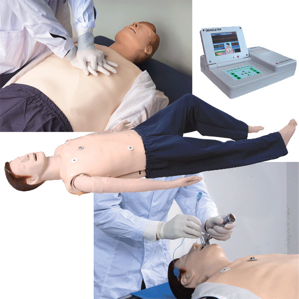 GD/ALS750+高级多功能急救训练模拟人（CPR，气管插管，除颤起搏四合一功能）